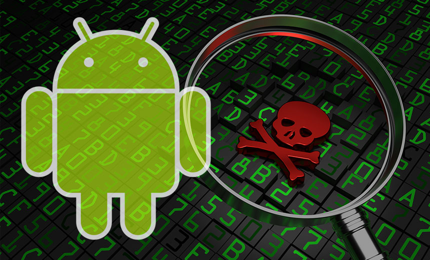Temporary double factor codes are read in Google Authenticator by Android malware
