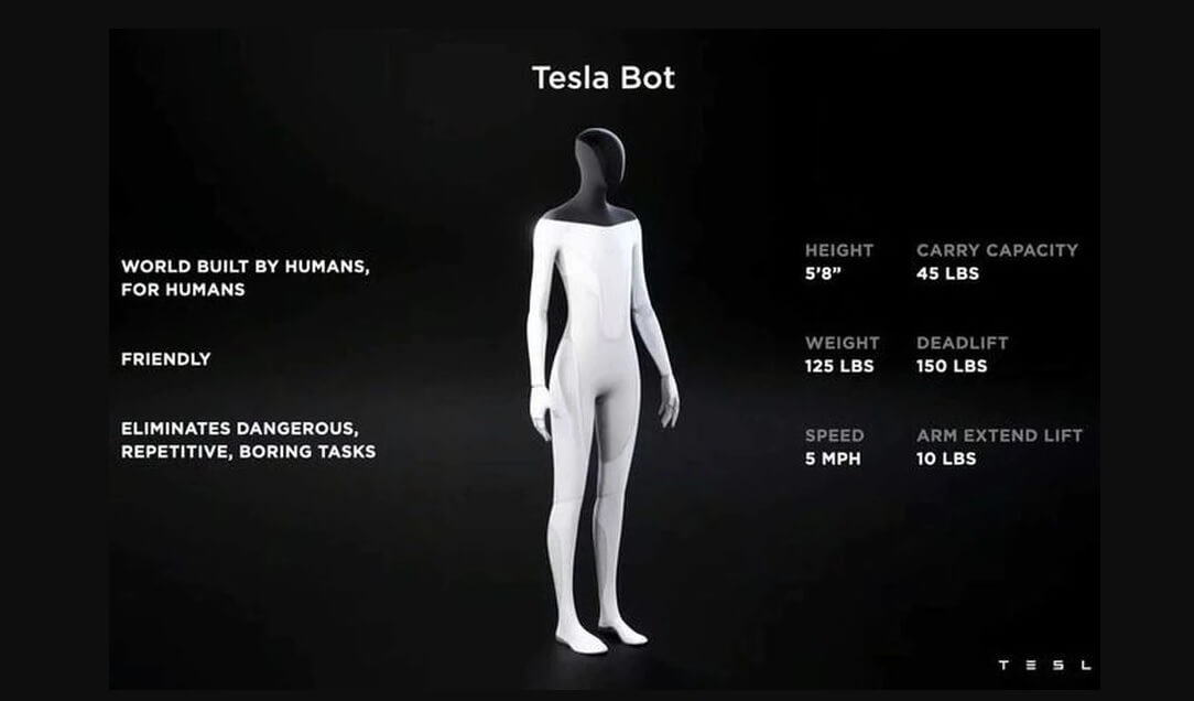 A New Tesla Robot Humanoid